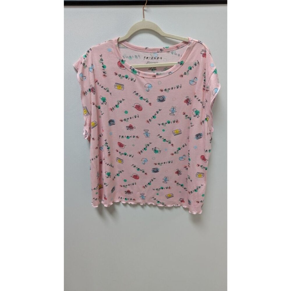 FRIENDS Pink Short Sleeve Graphic Sleep T-Shirt